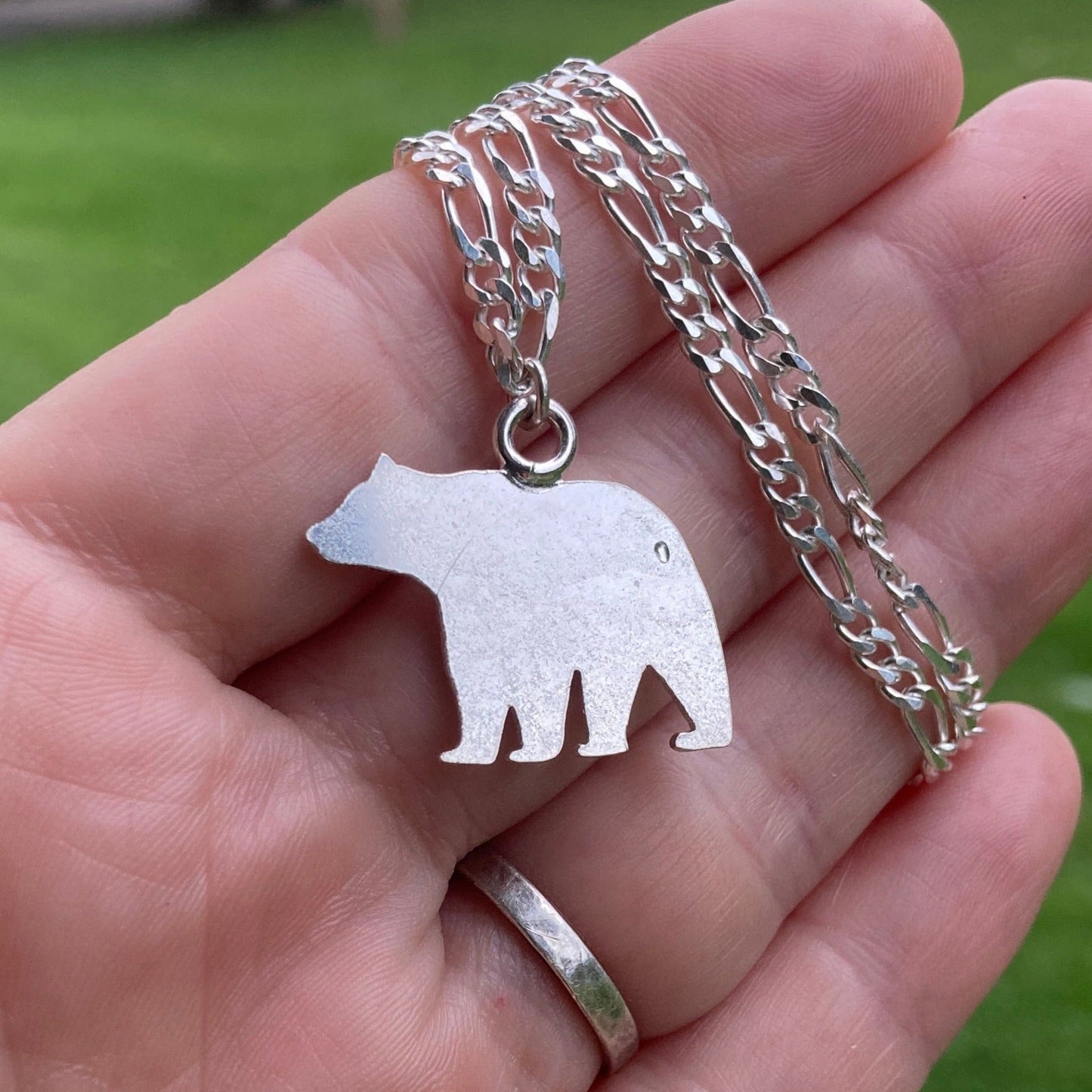 Bear Pendant - LoraLeeArtist