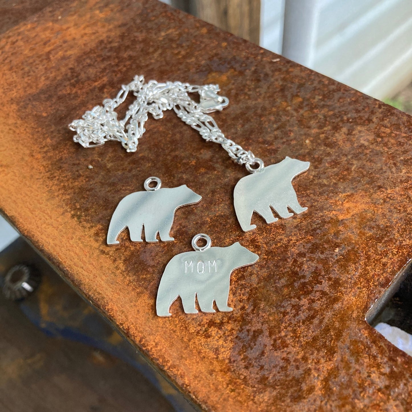Bear Pendant - LoraLeeArtist
