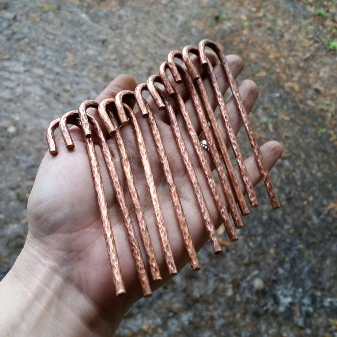 How I Make Copper Candy Canes - LoraLeeArtist