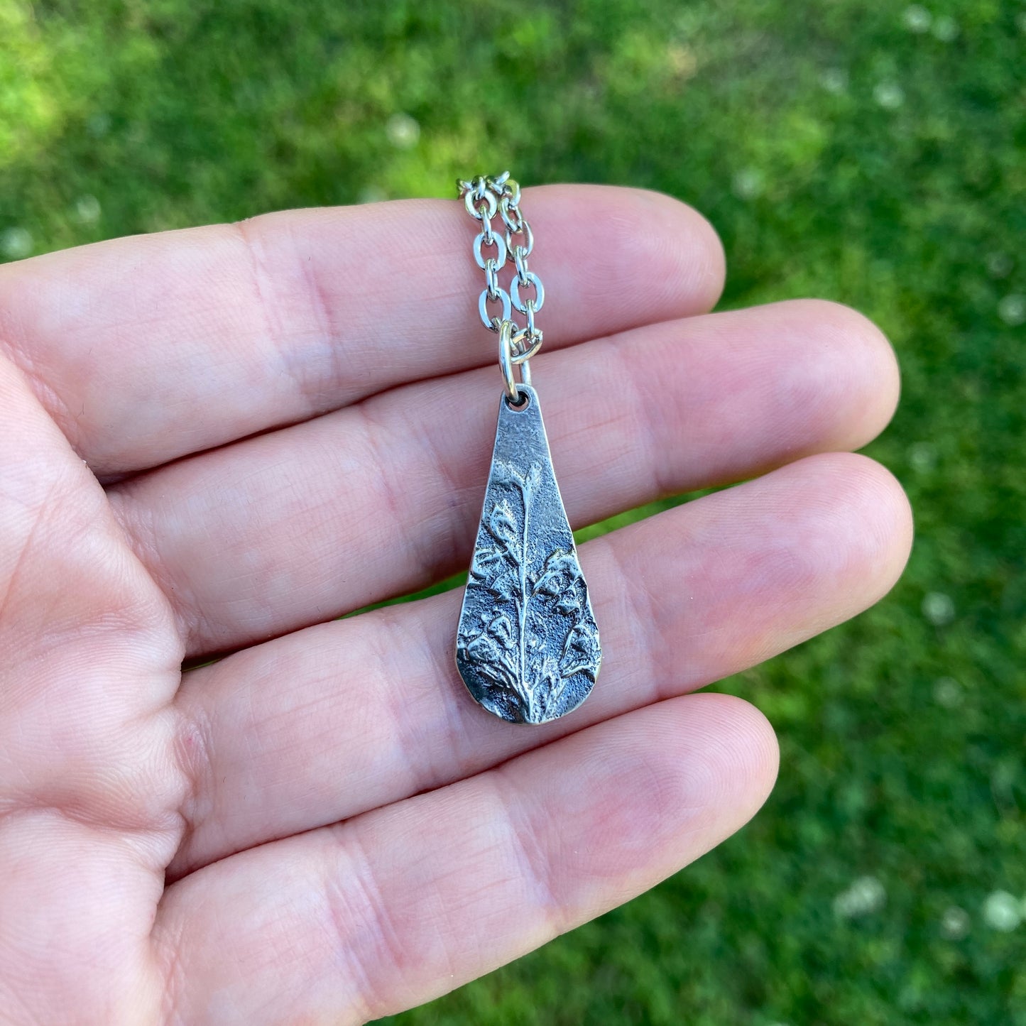 Floral Sterling Silver Pendant
