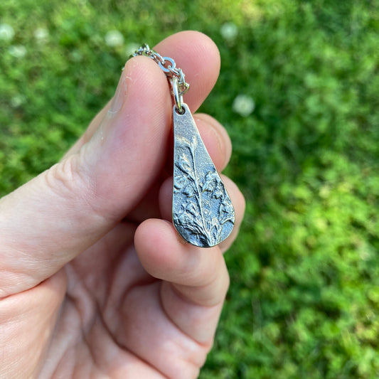 Floral Sterling Silver Pendant