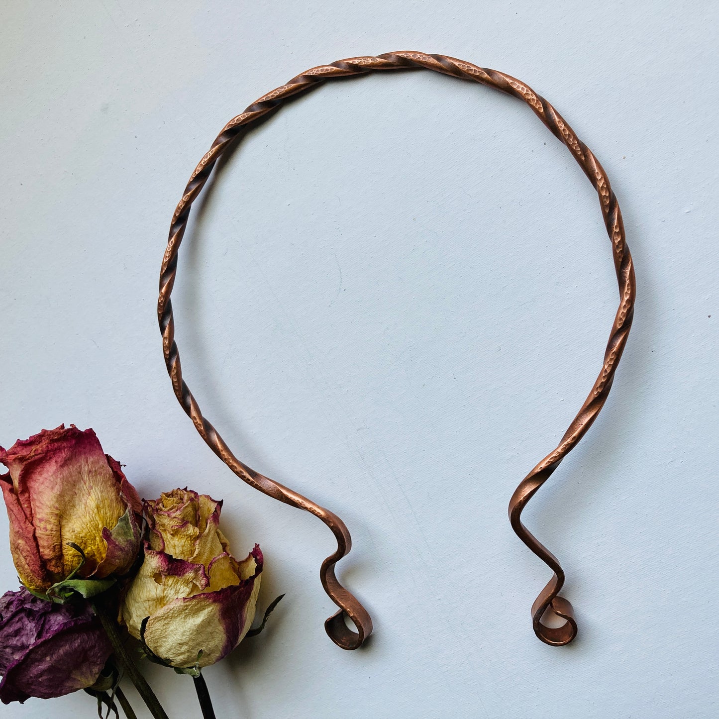 Goddess Copper Torque Necklace