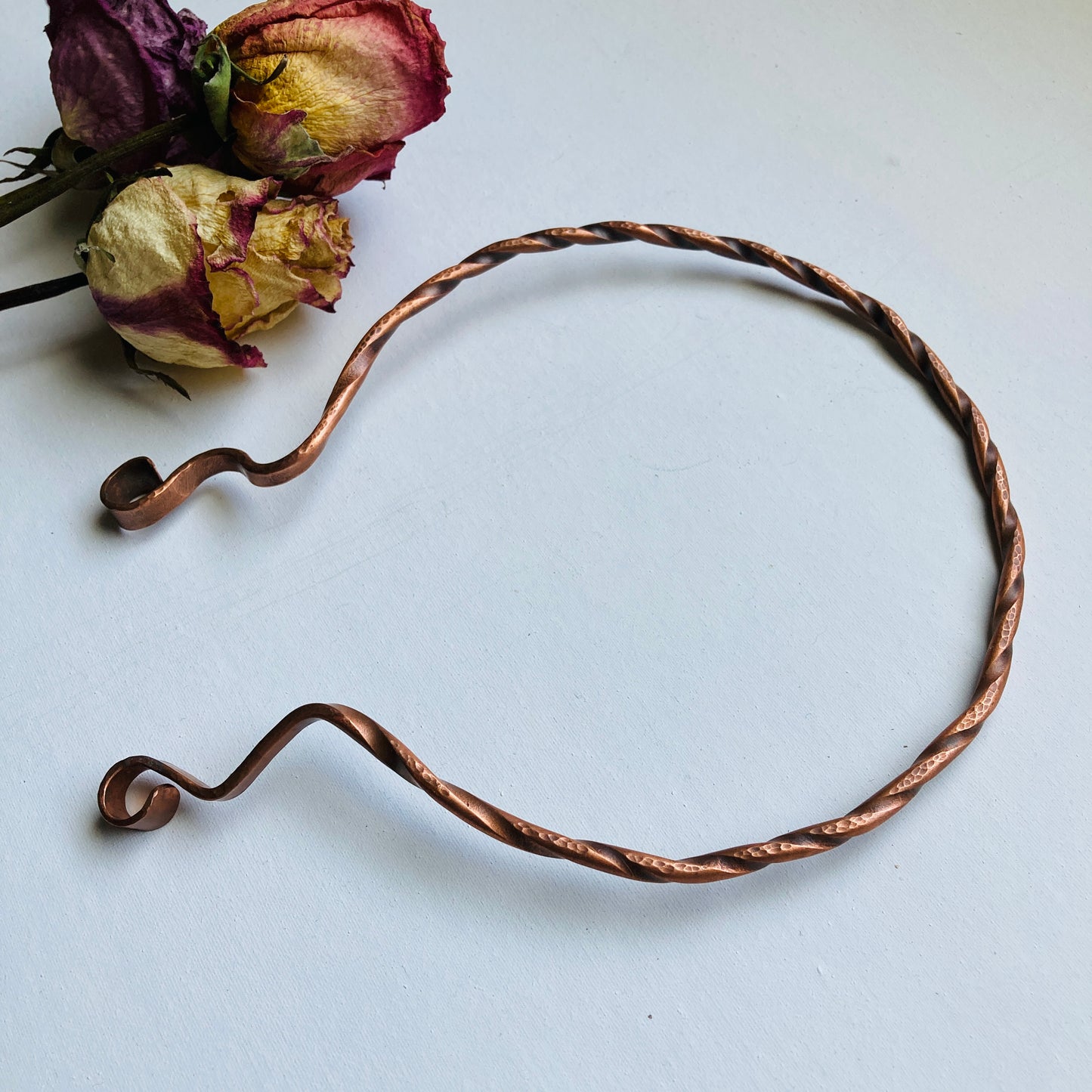 Goddess Copper Torque Necklace