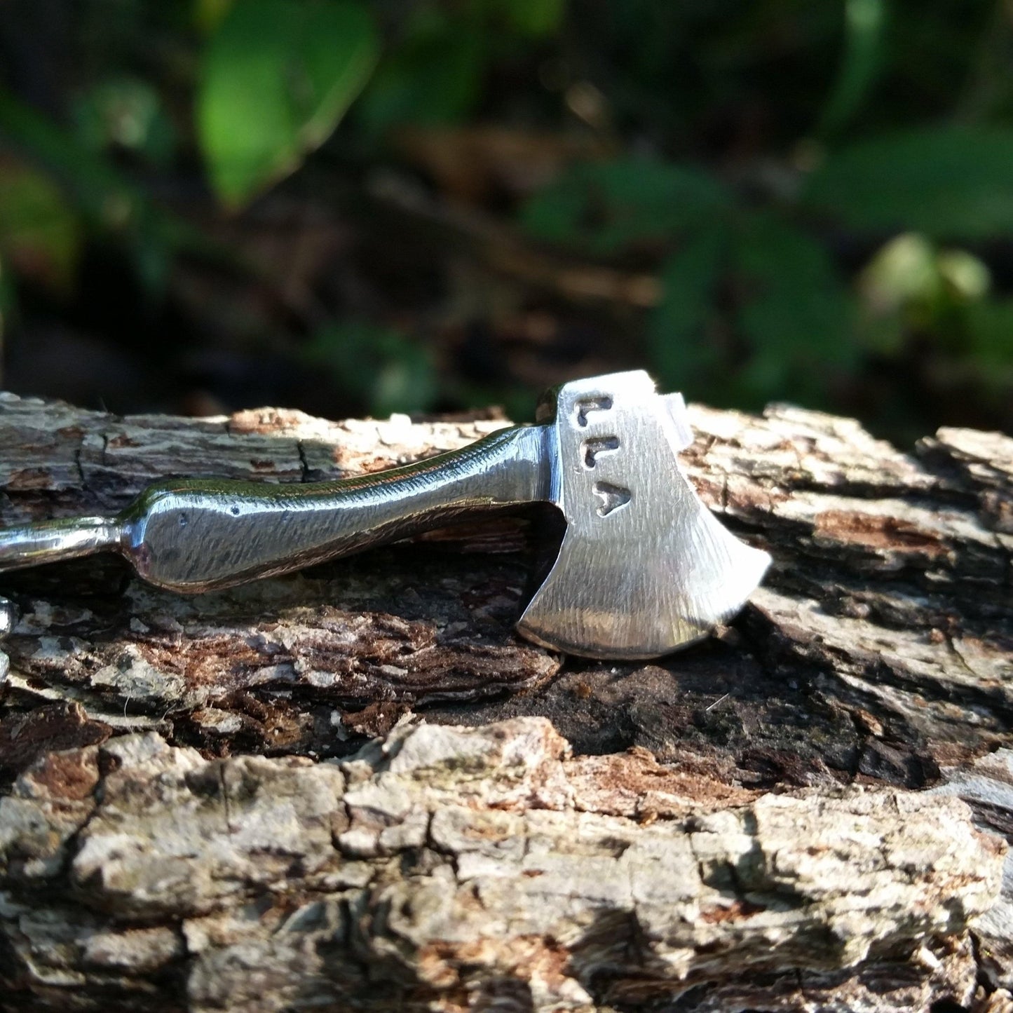 Axe Pendant/Key Chain - Sterling Silver - Custom Made - LoraLeeArtist