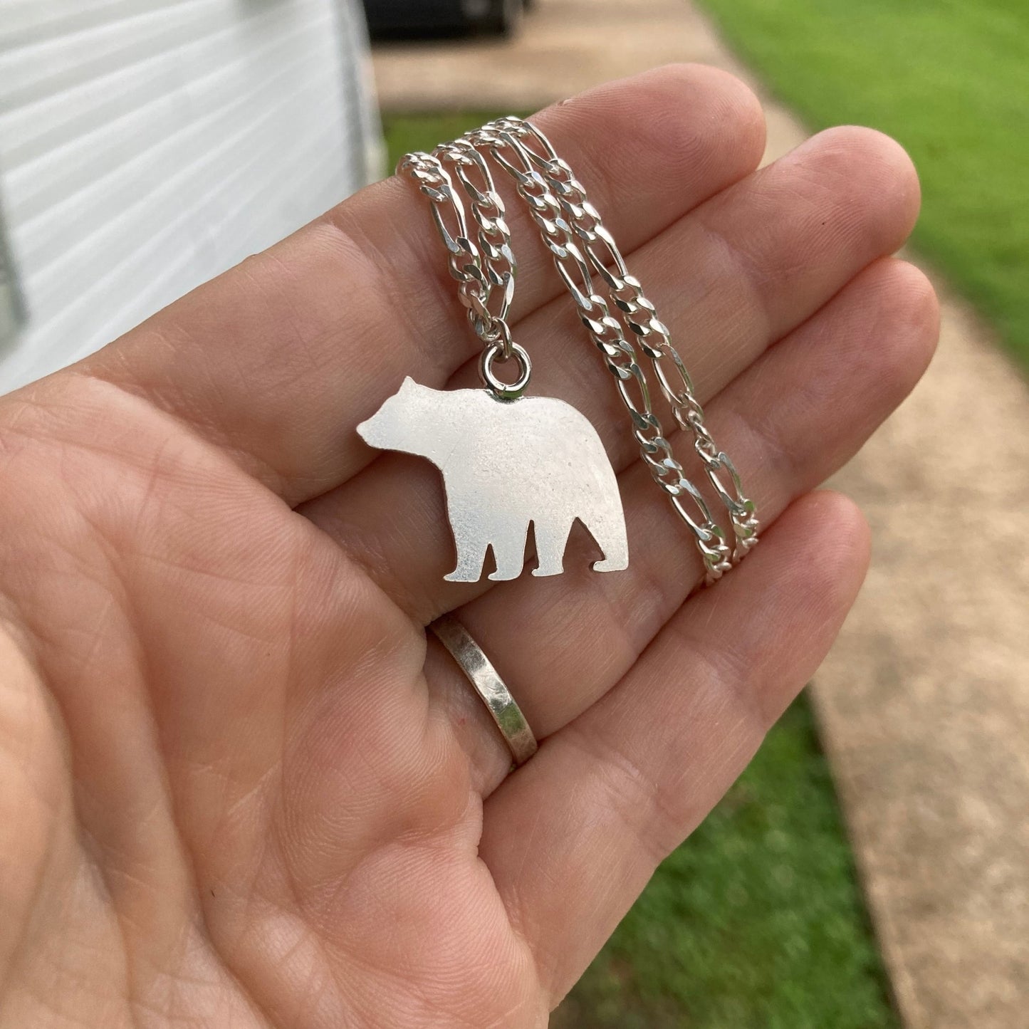 Bear Pendant - LoraLeeArtist