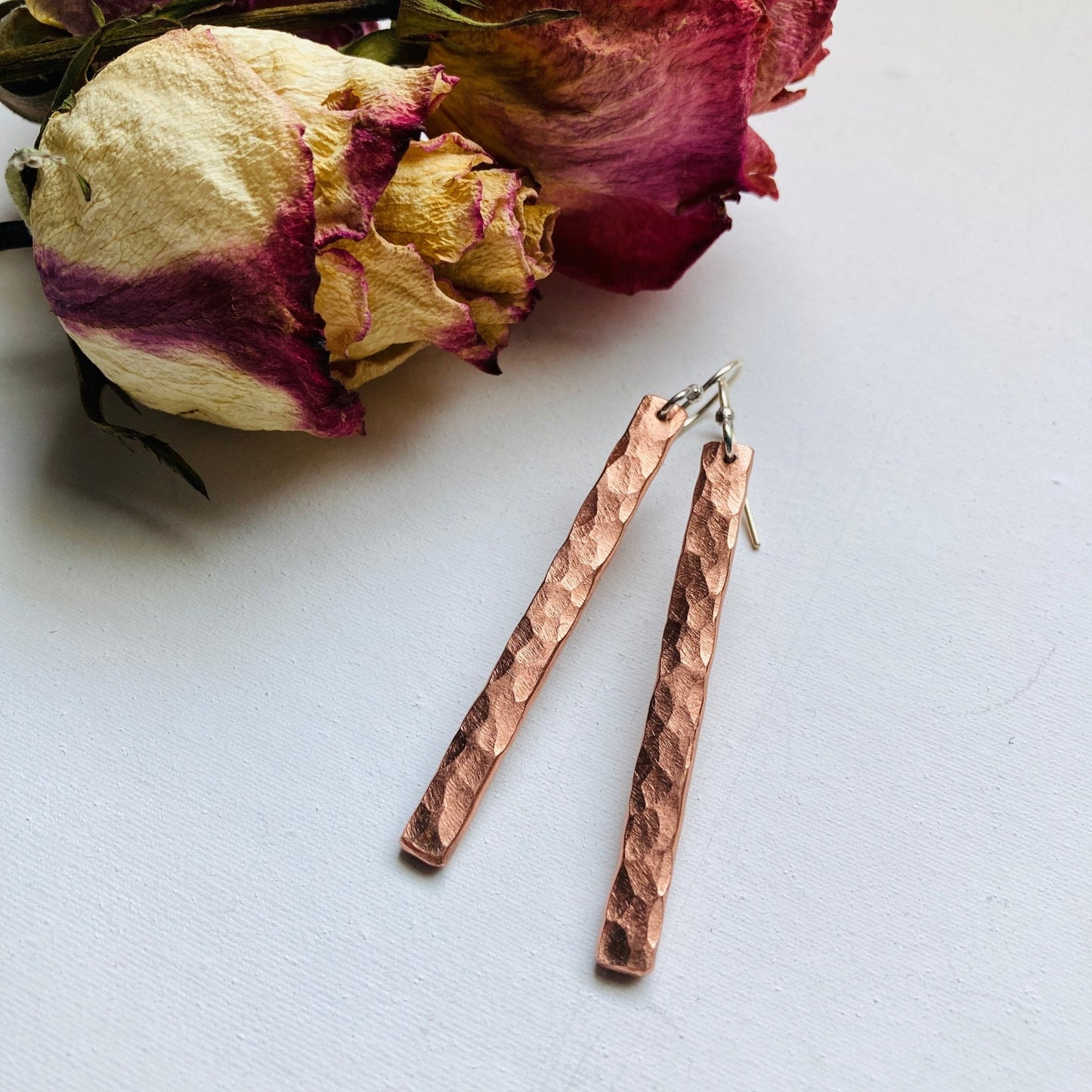 Copper Glamour Earrings - LoraLeeArtist