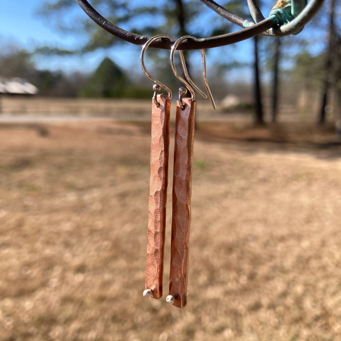 Copper Glamour Earrings - LoraLeeArtist