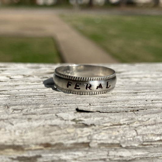 Feral Sterling Silver Ring - LoraLeeArtist