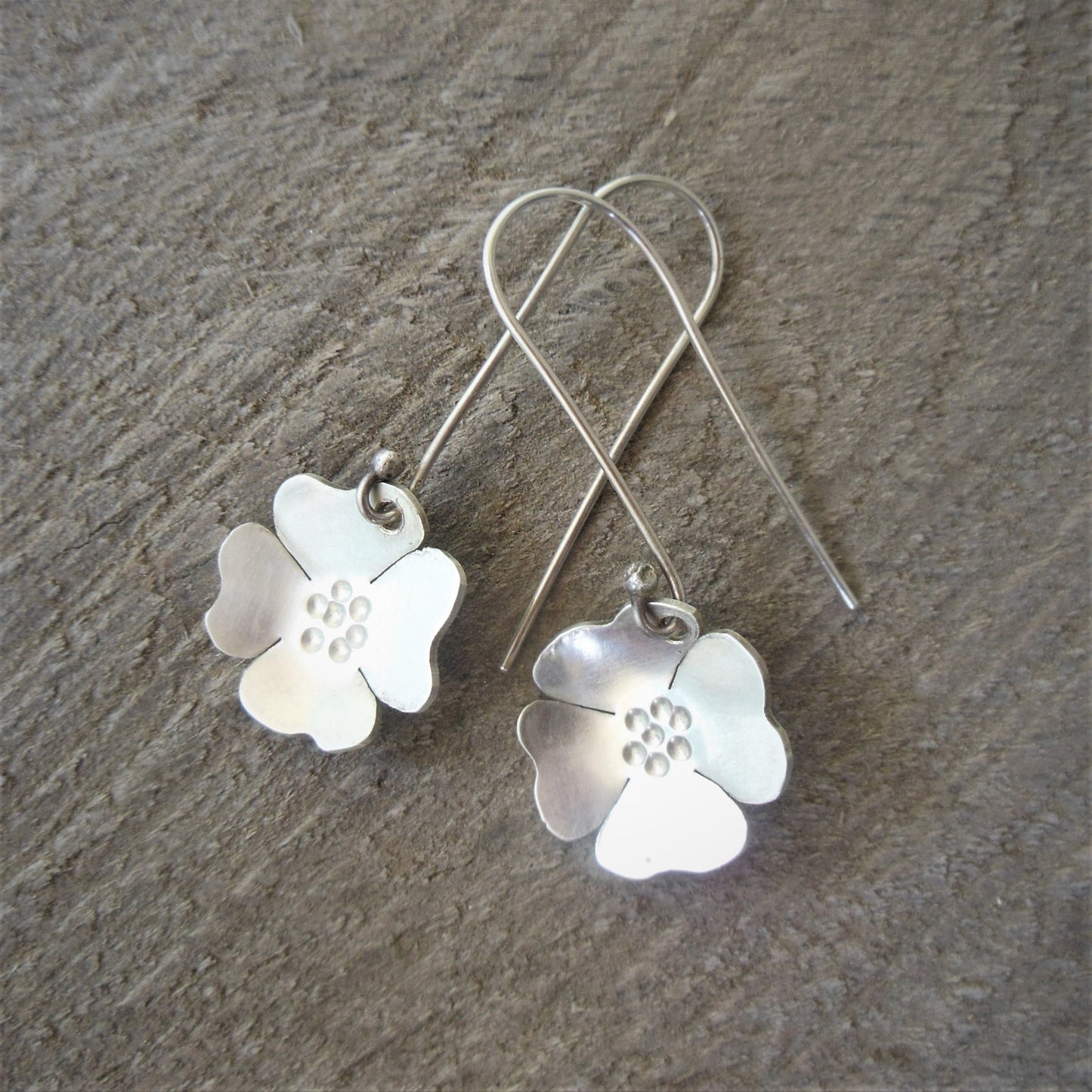 Flower Earrings and Pendant - Custom Made - LoraLeeArtist