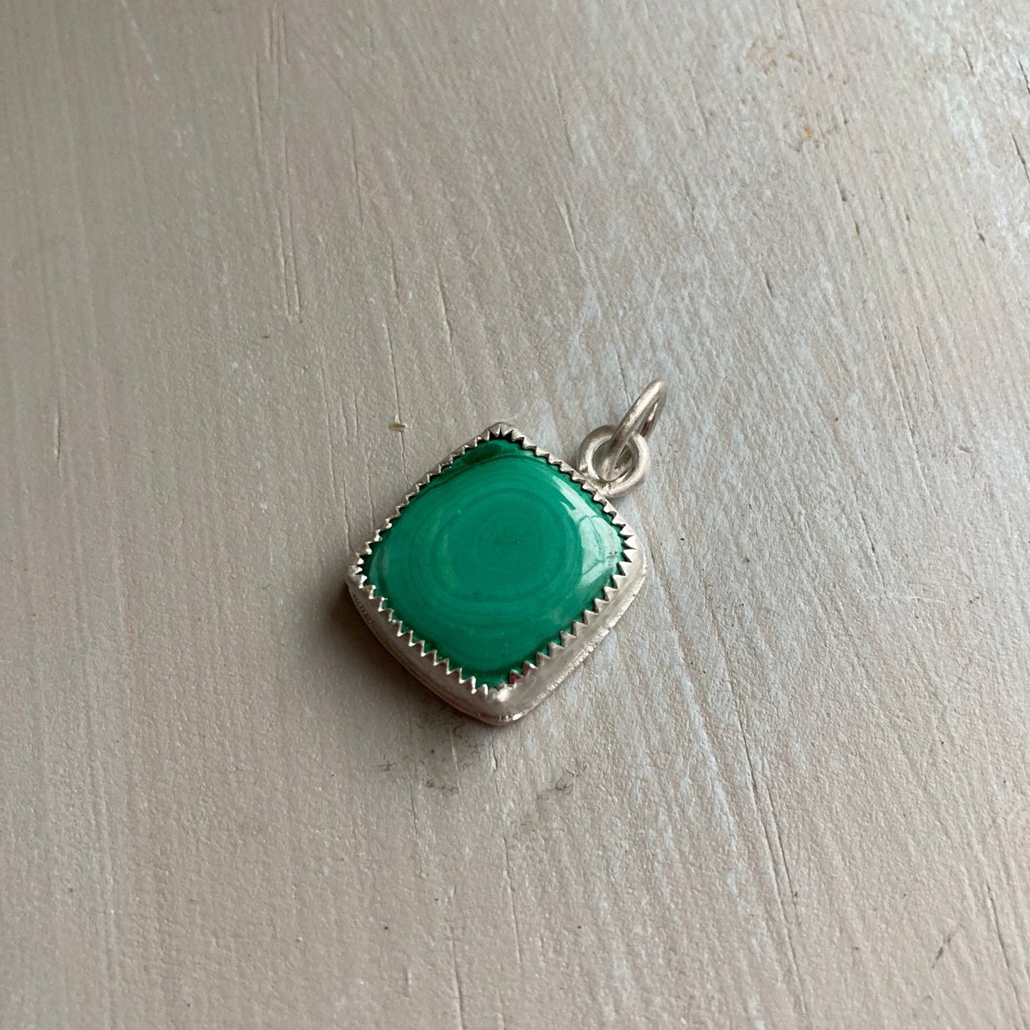 Malachite Stone Pendant - LoraLeeArtist