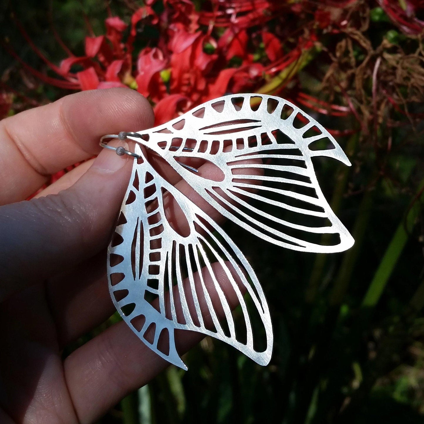 Winged Glory Earrings - Custom-loraleeartist.myshopify.com