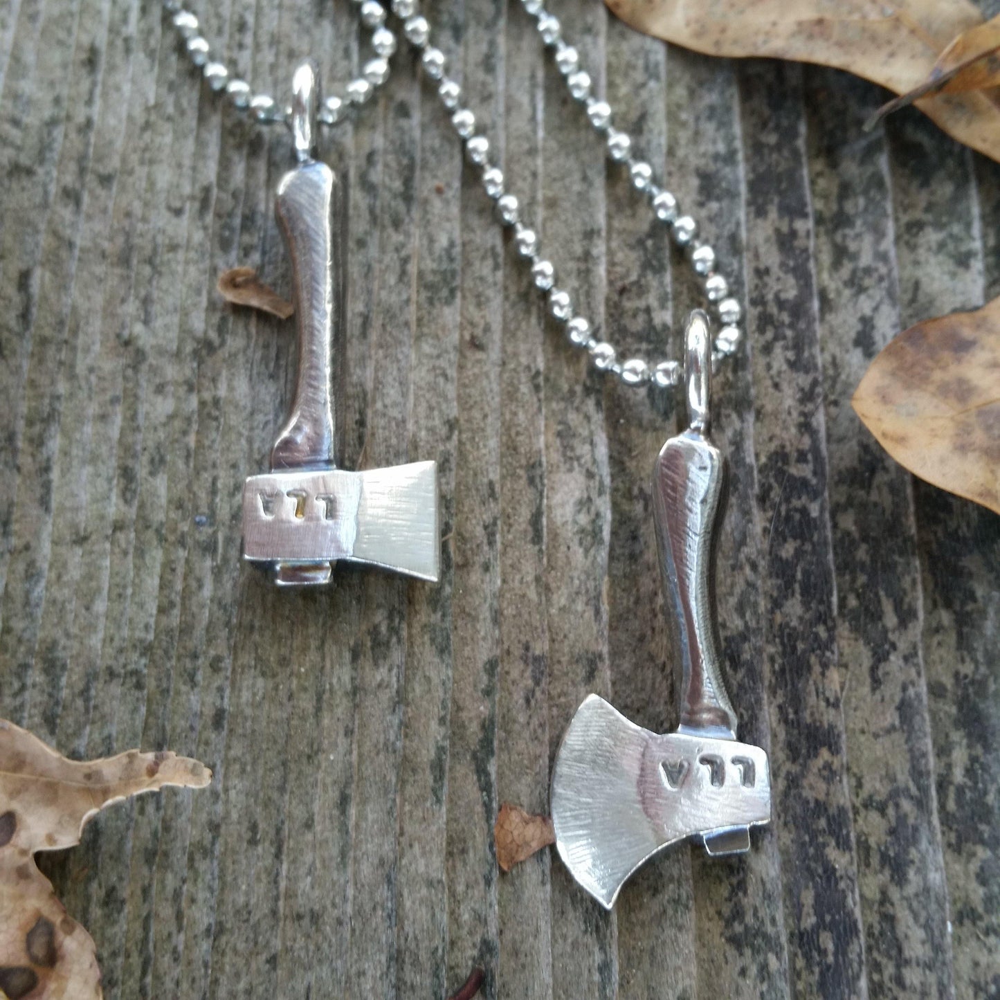 Axe Pendant/Key Chain - Sterling Silver- Custom Made-loraleeartist.myshopify.com